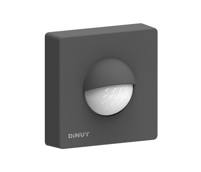 DETECTOR KNX 180º DE MOVIMIENTOPRESENCIA DE PARED NEGRO, Ref. DM KNT S1N